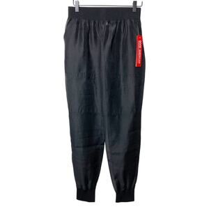 Good American Black Sheer Women Joggers Size 1